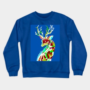 dear love deer ecopop mexican venado moose ecopop Crewneck Sweatshirt